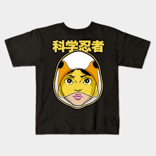 Gatchaman Battle of the Planets - huge head Jun Kids T-Shirt